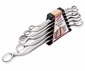 На сайте Трейдимпорт можно недорого купить Набор ключей накидных 75град 12-гранных 10-24мм 6 предметов JTC-PE1012S. 